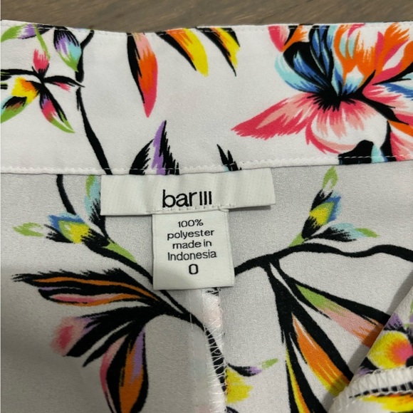 NWT. Bar lll Women’s Wide Leg Floral Palazzo Pants. Prism Garden. Size 0 - Picture 5 of 6